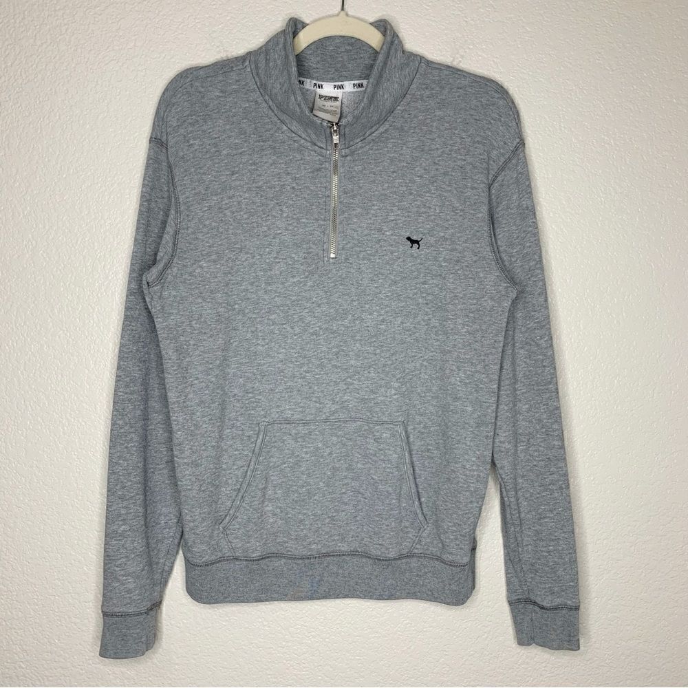 PINK Victoria’s Secret Half Zip Pullover Sweater Sweatshirt